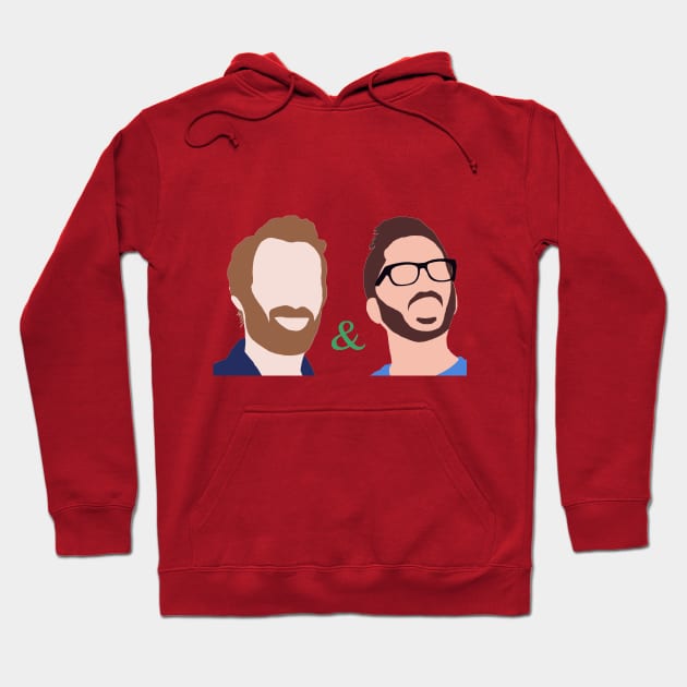 Jake and Amir Hoodie by vibha